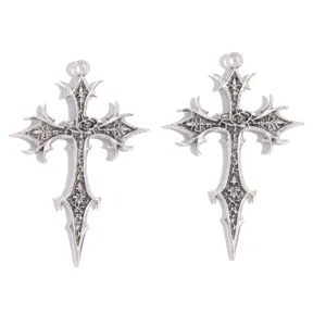 Gothische kruis legering hanger DIY handgemaakte ketting sleutelhanger sieraden groothandel