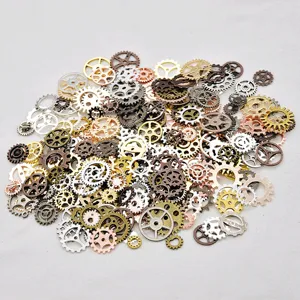 Steampunk Metall Zahnrad Anhänger Mix Schüttgut Legierung Uhr Teile DIY Schmuckzubehör