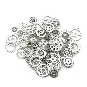 Gemischte Steampunk Legierung Zahnrad Anhänger, Vintage Metall mechanische DIY Schmuck Accessoires.