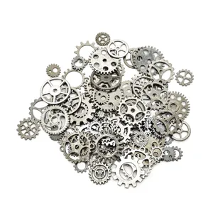 Steampunk Zahnrad Anhänger gemischte Größen Metall Zahnräder für DIY Harz Handwerk Schmuck.
