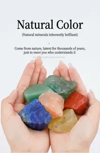 Pietre di cristallo grezzo naturali assortite per aromaterapia