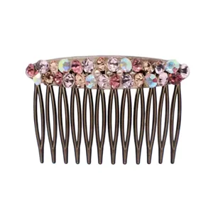 Crystal rhinestone hair comb insert clip elegant sparkling hair accessories for women styling