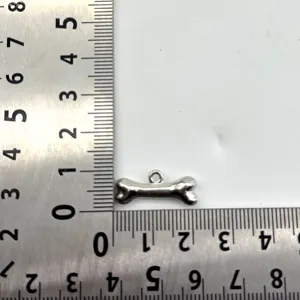 DIY Metall Knochen Anhänger für Schmuckherstellung, süßes Welpen Knochen Design, Legierung.