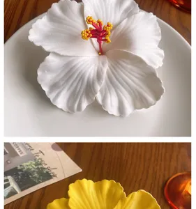 Artificial hibiscus flower hair clip hairpin Hawaii hair accessories floral headwear