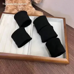 Large Chouchou Sans Coutures pour Queue de Cheval Haute Élastique Doux Bandeau à Cheveux Accessoires de Coiffure Quotidienne Doux pour Femmes