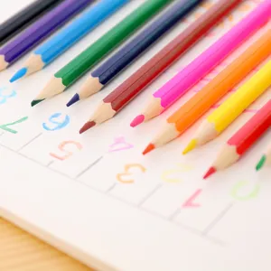 Professional colored pencils set for kids drawing sketching wooden colored pencils art supplies