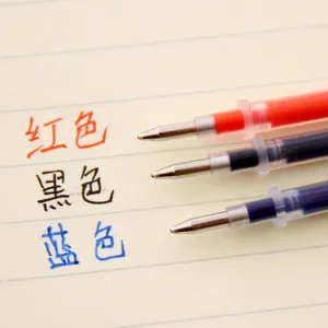 Gelstift Ersatzmiene feine Nadelspitze glattes Schreiben schwarz blau rot Tinte Burobedarf