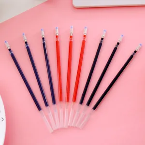 Gelstift Nachfüllungen feine Nadelspitze rote blaue Tinte glattes Schreiben Büro Schulbedarf.