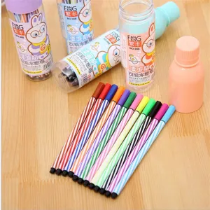 Fang Feng botella de deriva de dibujos animados 12 colores rotulador acuarela pro
