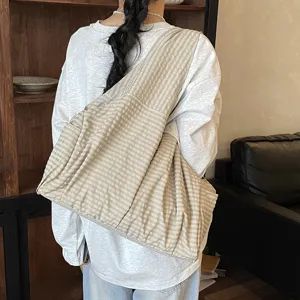 Bolso de hombro a cuadros de gran capacidad para mujer casual uso diario bolso