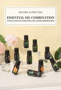 Natürliches Pflanzen-Ätherisches Öl-Set von Hankey für Aromatherapie und Hautpflege