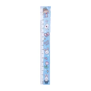 Jolie règle en plastique transparent 15 cm papeterie étudiant dessin mesure outil mignon