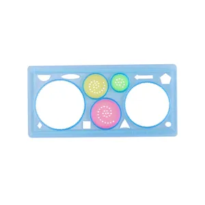 Creatieve geometrische spirograaf tekening liniaal sjabloon set voor kinderen school.