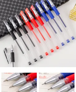 0.5mm Gelstift Set Schwarz Rot Blau Neutrale Stifte Büro Schreibwaren und Schulbedarf