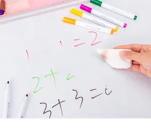 Erasable colored whiteboard pens, magic floating water painting pens for kids, 12 colors.