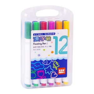 12 Colors Magic Floating Water Painting Pens Kids DIY Educational Drawing Whiteboard Markers