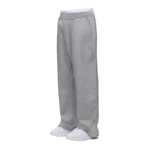 Pantalon de Jogging Ample Décontracté pour Femme Rétro Y2K Streetwear Hip Hop Taille Moyenne Fermeture Éclair Long