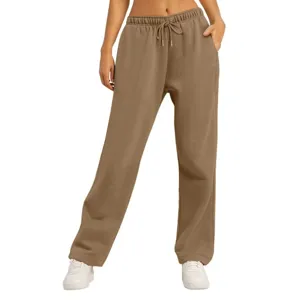Pantalon de jogging ample et chaud pour homme et femme unicolore confortable avec poches pratiques