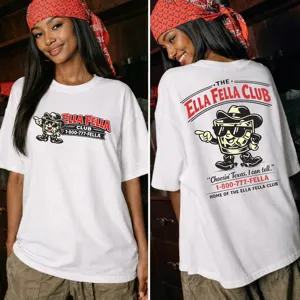 Camiseta de Algodón de Manga Corta con Estampado de Dibujos Animados de Letras Vintage para Hombre Casual Suelto Cuello Redondo Top