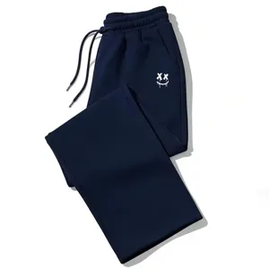 Pantalones deportivos holgados con estampado gótico Y2K para hombre y mujer estilo streetwear