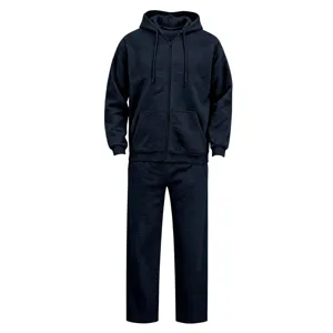 Herren Fleecegefütterter Kapuzenpullover Und Jogginghose Trainingsanzug Winter Warm Casual Langarm Sportbekleidung Oberteil Und Hose