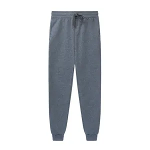 Unisex dark grey fleece sweatpants, comfortable casual activewear for running and fitness.