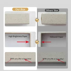 High-quality eco-friendly recycled paper drawer box for jewelry gift packaging