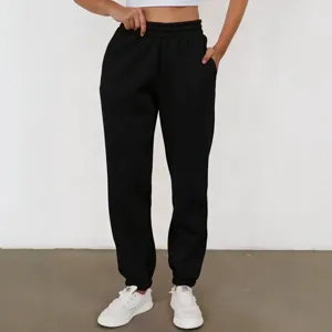 Pantaloni della Tuta Termici Felpati da Donna Pantaloni Jogger Casual Larghi a Vita Alta con Polsini Caldi Invernali