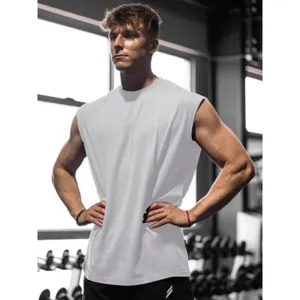Men's Quick Dry Mesh Sports Tank Top Breathable Loose Fit Sleeveless Workout Vest For Fitness Running Gym Apparel