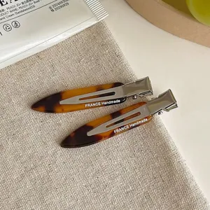 Κορεάτικο Jelly Dopamine Seamless Duckbill Hair Clip Cute Fresh Bangs Side Clip Plastic Hair Accessories For Women Girls