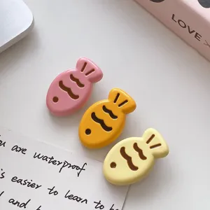Cute candy color taiyaki hair clips sweet style sweet fish bangs clip hair accessories