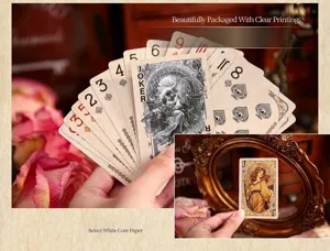 Carte da gioco retro serie preghiera carta di alta qualita estetica festa giochi da tavolo.