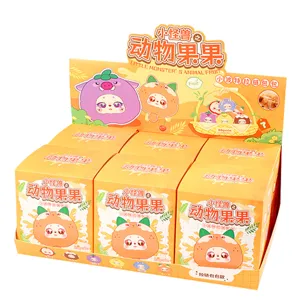 Kleine Monster Dier Fruit Rits Blind Box Pluche Hanger Schattige Tas Decoratie Gift