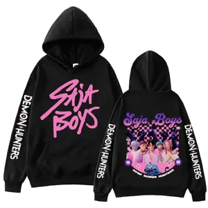 Sweat à Capuche en Polaire Unisexe Enfants Demon Hunters Anime Imprimé Hoodie Décontracté Streetwear Automne Top