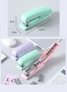 Macaron Farbe Desktop Hefter Mini tragbare Papier Bindung Werkzeug fur Schule Buro Schreibwaren