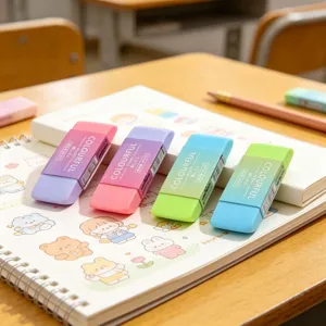 Macaron Gradiënt Gum Strekvrij Voor Studenten Schoolbenodigdheden Kantoorspullen Kunst Tekenen Gummen