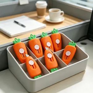 Mini cutter carotte portable mignon couteau retractable pour papeterie de bureau et ecole