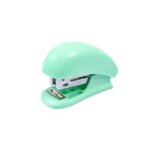 Mini Tragbares Heftgerät Ergonomische Handheftmaschine Macaron Farben Kleiner Tacker Für Schüler Schule Büro Schreibwarenbedarf