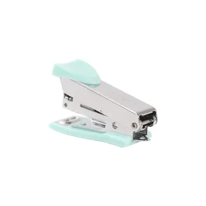 Mini Macaron Stapler Portable Labor Saving Handheld Stapler Student Office Stationery Household Desktop Document Binding Tool
