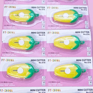 Mignon mini cutter en forme de maïs, ouvre-boîte portable pour étudiant, lame rétractable.