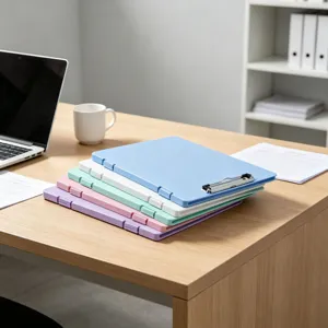 A4 Archivbox Macaron Farbe Große Kapazität Tragbarer Dokumenten-Organizer Koffer Mit Metallschnalle Clip Für Büro Student Datenorganisation