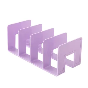 Einfacher Desktop Multi-Grid Buchstütze und Aktenordner Regal für Büro und Studium.