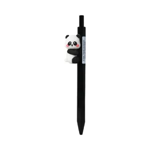 Süßer Panda Gelstift mit 0.7mm schwarzer Tinte, schöner Cartoon Tier Kuli für Schule Büro.
