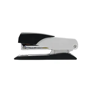 Standard black and silver office stapler main view, heavy duty desk binding machine