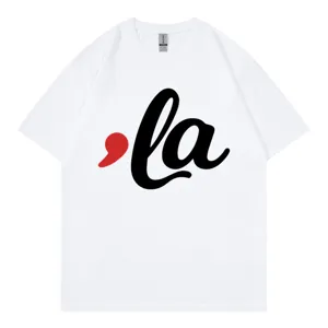 Unisex katoenen T-shirt met korte mouwen en trendy grafische print casual ronde hals