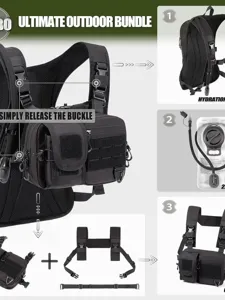 Tactical chest rig backpack outdoor sports hiking camping tactical vest multi-pocket