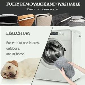 Pet car seat cover removable washable dog bed for auto travel outdoor and home use