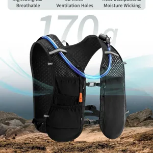 Outdoor Sport Trailrunning Trinkrucksack, leicht schnelltrocknend Marathon Radfahren Weste.