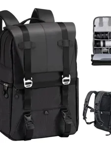 Professioneller Wasserdichter Segeltuch Kamera Rucksack Große Kapazität Reise Fotografie Daypack Für Laptop