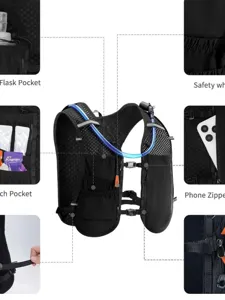 Leichter atmungsaktiver Laufrucksack für Outdoor-Sportarten, Trailrunning und Marathon